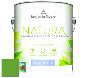 Benjamin Moore 513 Natura Interior Eggshell Finish краска с блеском цвет 2032-20 Traffic Light Green