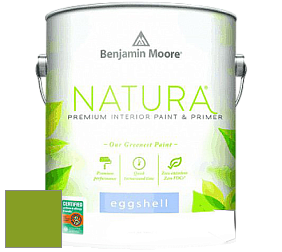 Benjamin Moore 513 Natura Interior Eggshell Finish краска с блеском цвет 2028-10 Iguana Green