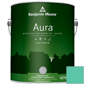 Краска Aura Waterborne Exterior Flat Finish (629) цвет 2046-40 Green Sponge