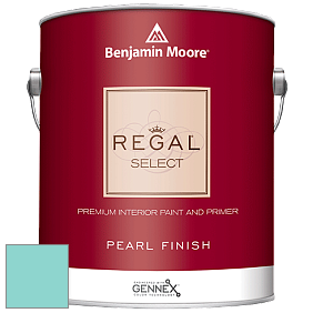 Benjamin Moore 550 Regal Select Waterborne Interior Pearl Finish краска цвет 661 Caribbean Cool