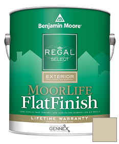 Краска Regal Select Exterior Paint-MoorLife Flat Finish (W105) цвет HC-99 BM HC-99