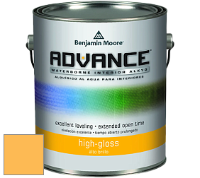 Benjamin Moore 794 Advance Interior Paint-High Gloss глянцевая алкидная эмаль цвет 314 Imperial Yellow
