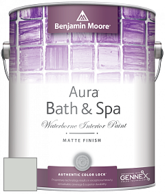 Benjamin Moore Aura 532 Bath & Spa Waterborne Interior Paint Matte Finish краска цвет HC-171 BM HC-171