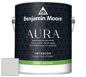 Benjamin Moore Aura 528 Waterborne Interior Semi-gloss Finish краска цвет 1479 Alaskan Husky
