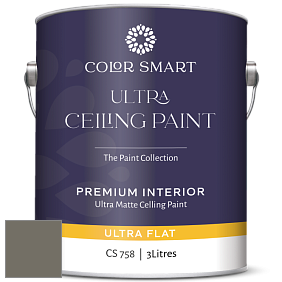 COLOR SMART CS 758 ULTRA CEILING PAINT ультраматовая краска цвет 2139-30 Sharkskin