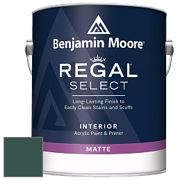 Benjamin Moore 548 IRegal Select Interior Paint - Matte краска цвет 2047-10 Forest Green