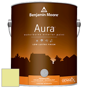 Benjamin Moore Aura 634 Waterborne Exterior Low Lustre Finish краска цвет 2026-50 Fresh Cut Grass