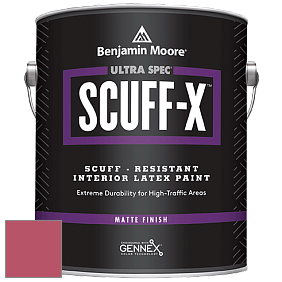 Benjamin Moore 484 Ultra Spec SCUFF-X Interior Matte Finish краска цвет NCS S 2060-R10B 