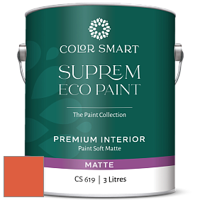 COLOR SMART CS 619 SUPREM ECO PAINT матовая краска цвет 2014-20 Rumba Orange