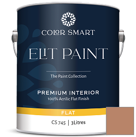Краска COLOR SMART CS 745 ELIT PAINT глубокоматовая моющаяся краска цвет 1221 Potters Clay