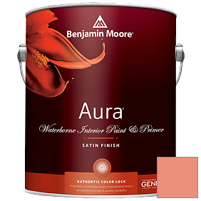 Краска Aura Waterborne Interior Satin Finish (526) цвет 019 Salmon Run