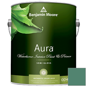 Краска Aura Waterborne Interior Semi-gloss Finish (528) цвет 2041-30 Green Gables