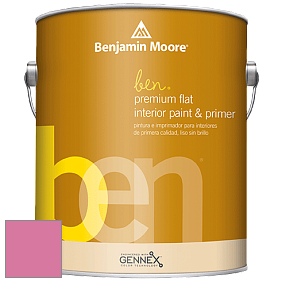 Benjamin Moore Ben W625 Premium Interior Latex Flat краска цвет 2086-40 Deep Carnation