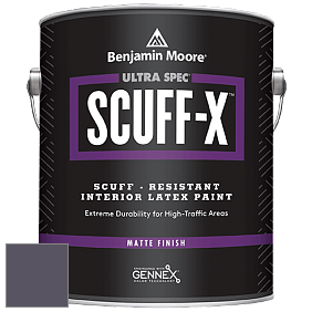 Benjamin Moore 484 Ultra Spec SCUFF-X Interior Matte Finish краска цвет 2117-30 Shadow