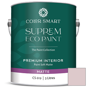 Краска COLOR SMART CS 619 SUPREM ECO PAINT матовая краска цвет 1262 Paris Romance