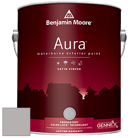 Benjamin Moore Aura 631 Waterborne Exterior Satin Finish краска цвет AF-670 