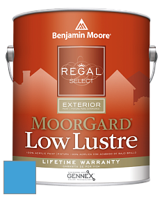 Benjamin Moore W103 Regal Select Exterior Paint-MoorGard Low Lustre Finish краска цвет 2066-40 Rocky Mountain Sky