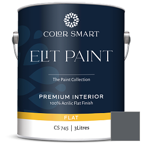 Краска COLOR SMART CS 745 ELIT PAINT глубокоматовая моющаяся краска цвет 2125-20 Deep Space