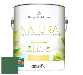 Benjamin Moore 514 Natura Interior Semi-Gloss Finish краска цвет 2038-10 Celtic Green