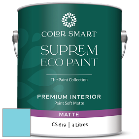 COLOR SMART CS 619 SUPREM ECO PAINT матовая краска цвет NCS S 0540-B10G 