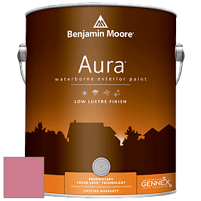 Benjamin Moore Aura 634 Waterborne Exterior Low Lustre Finish краска цвет 1341 Secret Rendezvous