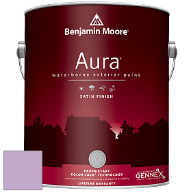Benjamin Moore Aura 631 Waterborne Exterior Satin Finish краска цвет 2073-50 Purple Easter Egg
