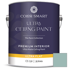 Краска COLOR SMART CS 758 ULTRA CEILING PAINT ультраматовая краска цвет 710 Kensington Green