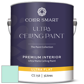 COLOR SMART CS 758 ULTRA CEILING PAINT ультраматовая краска цвет 2043-60 Summer Green
