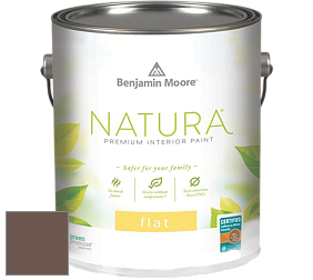 Benjamin Moore 512 Natura Interior Flat Finish матовая краска цвет 1246 Cup o' Java