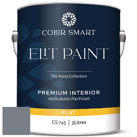 COLOR SMART CS 745 ELIT PAINT глубокоматовая моющаяся краска цвет 2119-40 Silver Streak