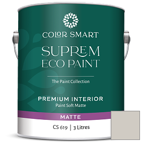Краска COLOR SMART CS 619 SUPREM ECO PAINT матовая краска цвет 1465 Nimbus