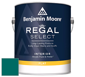 Benjamin Moore 547 Regal Select Waterborne Interior Flat Finish краска цвет NCS S 4550-B50G 