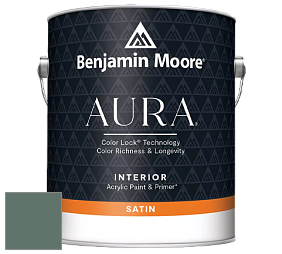 Benjamin Moore Aura 526 Waterborne Interior Satin Finish покрытие цвет 692 Jack Pine