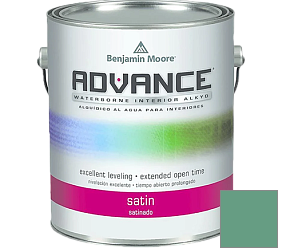 Краска Benjamin Moore 792. Advance Interior Paint-Satin эмаль цвет 622 Alpine Trail