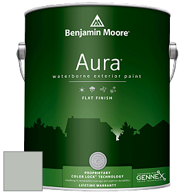 Benjamin Moore Aura 629 Waterborne Exterior Flat Finish краска цвет AF-490 