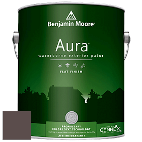 Benjamin Moore Aura 629 Waterborne Exterior Flat Finish краска цвет 2115-20 Incense Stick