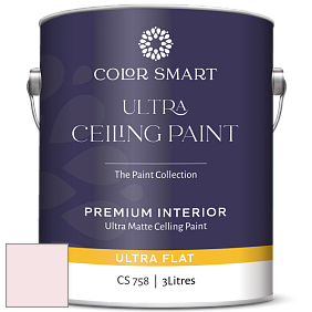 COLOR SMART CS 758 ULTRA CEILING PAINT ультраматовая краска цвет 2087-70 Elephant Pink