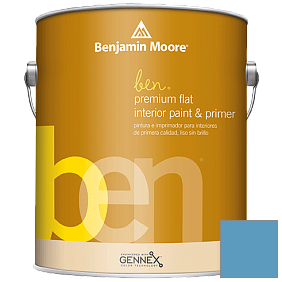 Краска Ben Premium Interior Latex Flat (W625) цвет 2063-40 Sailor's Sea Blue
