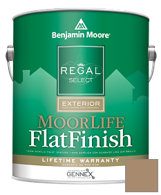 Краска Regal Select Exterior Paint-MoorLife Flat Finish (W105) цвет 1055 Algonquin Trail
