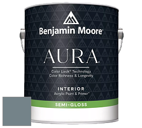 Benjamin Moore Aura 528 Waterborne Interior Semi-gloss Finish краска цвет NCS S 5010-B10G 