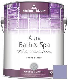Краска Benjamin Moore Aura Bath & Spa Interior Paint Matte Finish (532) цвет 1405 Snugglepuss