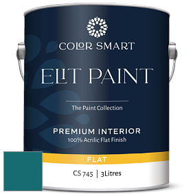 COLOR SMART CS 745 ELIT PAINT глубокоматовая моющаяся краска цвет 2055-20 Pacific Ocean Blue