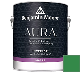 Краска Benjamin Moore Aura Interior Paint - Matte (522) цвет 2037-20 Jade Green