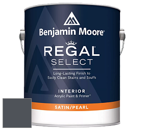 Benjamin Moore 550 Regal Select Waterborne Interior Pearl Finish краска цвет 2119-30 Baby Seal Black