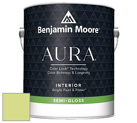 Benjamin Moore Aura 528 Waterborne Interior Semi-gloss Finish краска цвет NCS S 0540-G50Y 