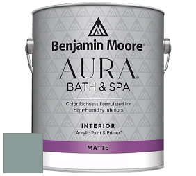 Benjamin Moore Aura 532 Bath & Spa Waterborne Interior Paint Matte Finish краска цвет AF-500 