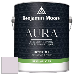 Benjamin Moore Aura 528 Waterborne Interior Semi-gloss Finish краска цвет 1380 Peace and Happiness