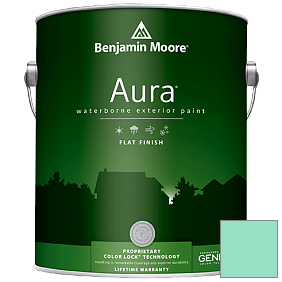Краска Aura Waterborne Exterior Flat Finish (629) цвет 2039-50 Mermaid Green