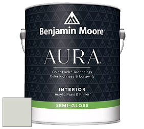 Benjamin Moore Aura 528 Waterborne Interior Semi-gloss Finish краска цвет OC-56 Moonshine