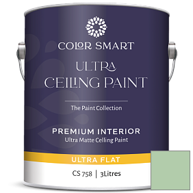 Краска COLOR SMART CS 758 ULTRA CEILING PAINT ультраматовая краска цвет 563 Douglas Fern